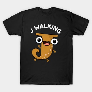 J Walking Funny Alphabet Pun T-Shirt